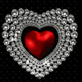 Gif animé bijoux coeur